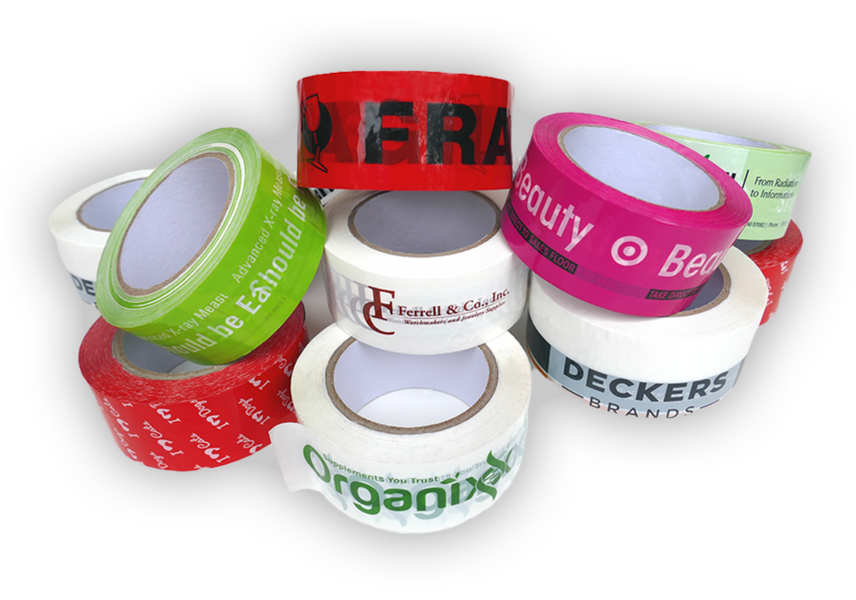 Duct tape with logo 48mm x 66m x 45mkm 240821.7369 photo