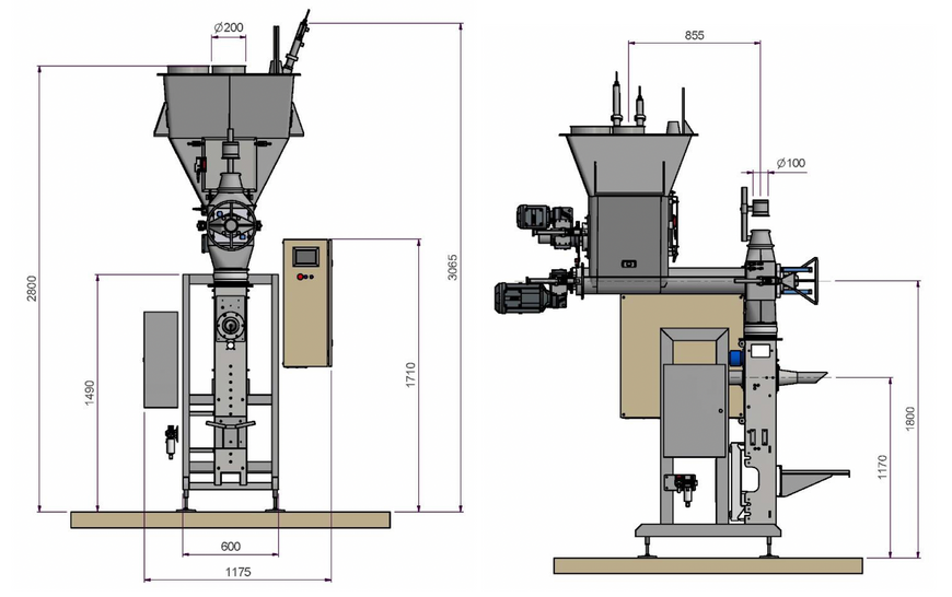 Valve bags filling machine Skruvpac 240103.5380 photo