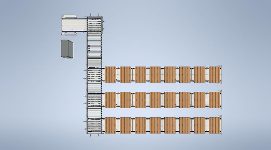 Лінія сортування палет 240103.5916 фото