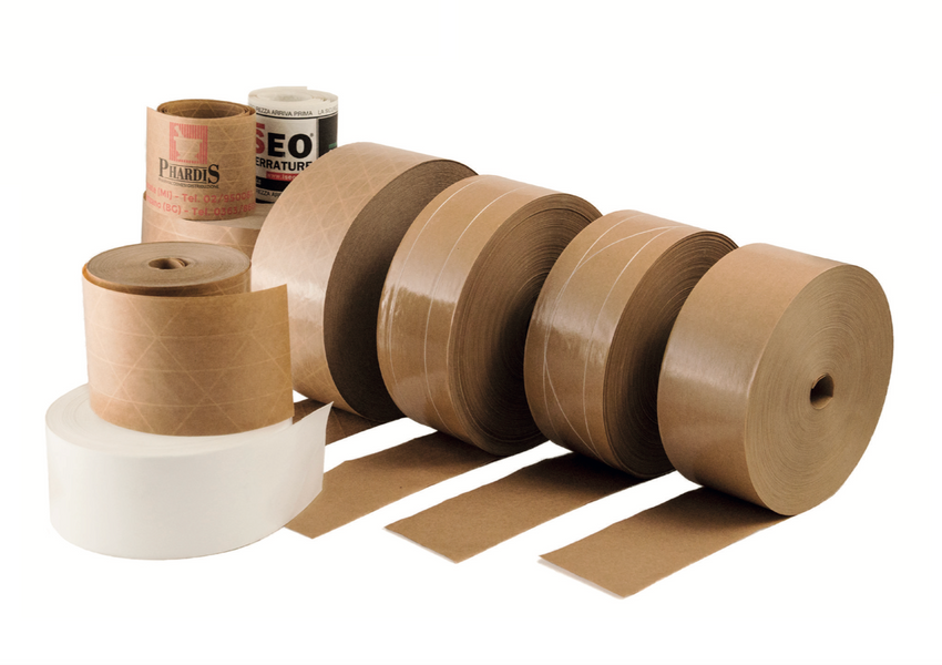 Paper water-activated gummed tape 50mm x 200m x 111g/m2 18150 photo